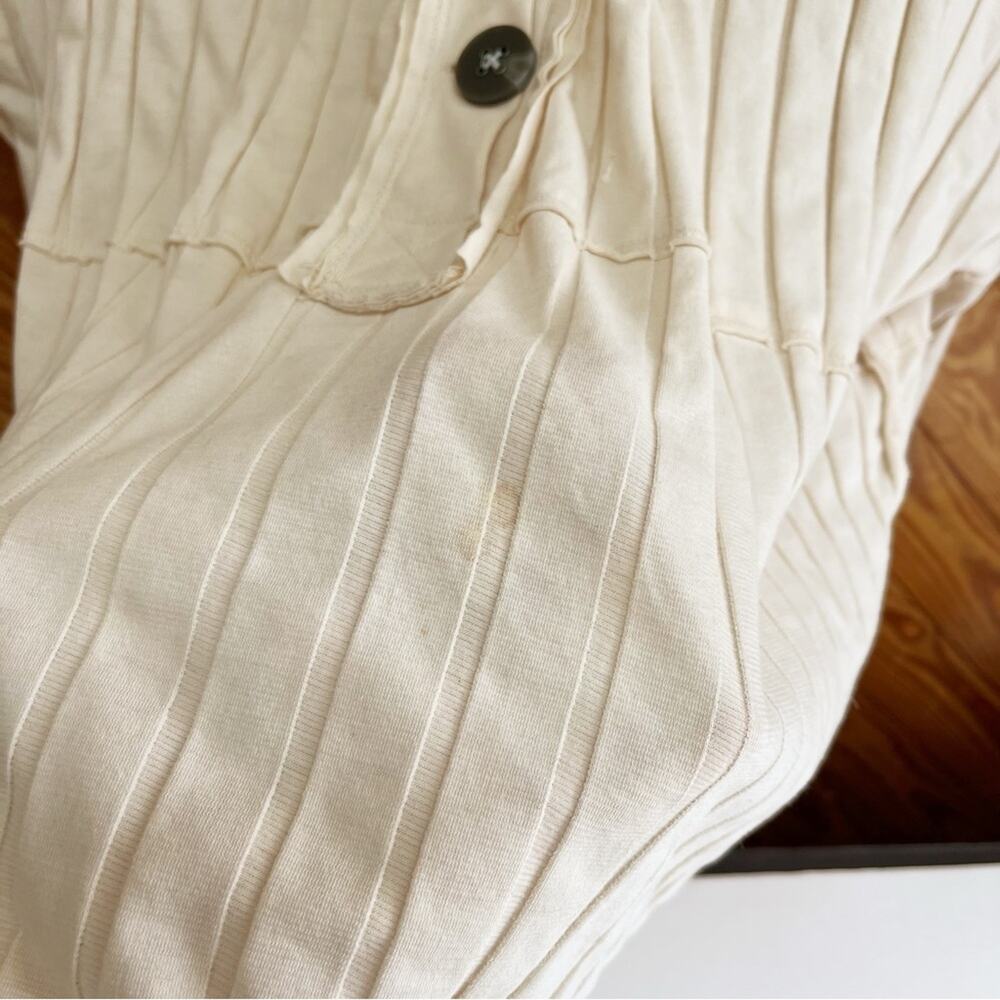 We the Free Free People In the Mix Henley Top Ivory - Picture 4 of 5